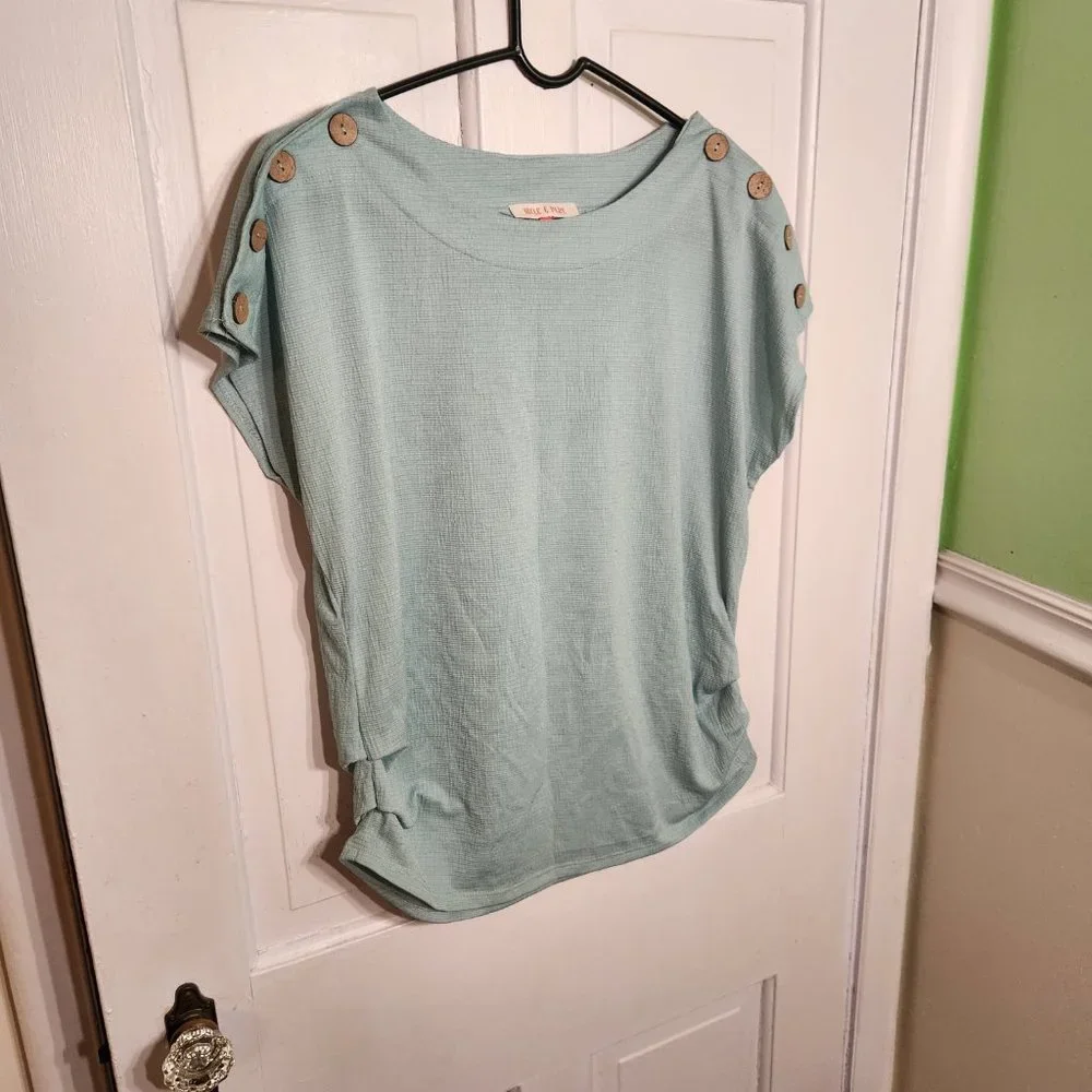 Merl E Pere Button Top Size M - Picture 2 of 6